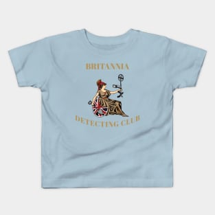 Britannia metal detecting club Kids T-Shirt